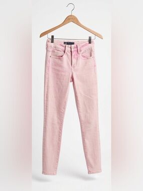 GAP Pink Universal Legging Denim Skinny Jeans Size 2 / 26R Acid Wash